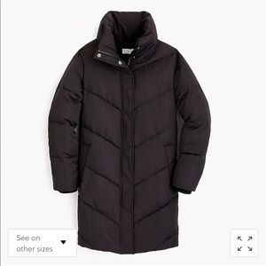 Brand new with tags Jcrew Chevron Puffer coat